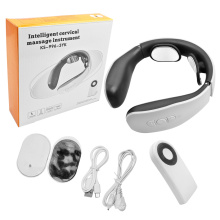 New 4 modes 15 intensity levels heat massage neck massager with wireless remote control